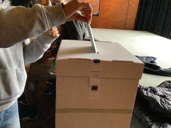„Nicht warten, sondern wählen“ – Juniorwahl 2021 am Emsland-Gymnasium