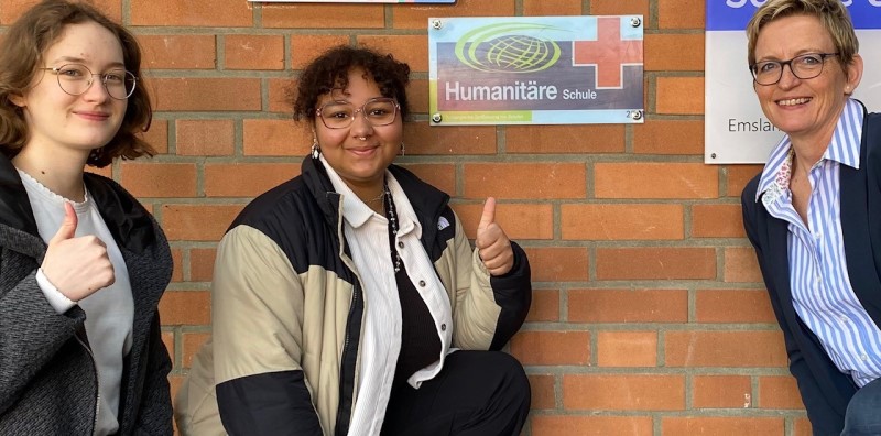 Das Emsland-Gymnasium erhält das Zertifikat „Humanitäre Schule“