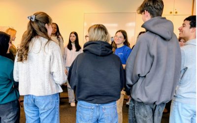 SchülerInnen des Emsland-Gymnasiums erleben die französische Sprache interaktiv mit FranceMobil
